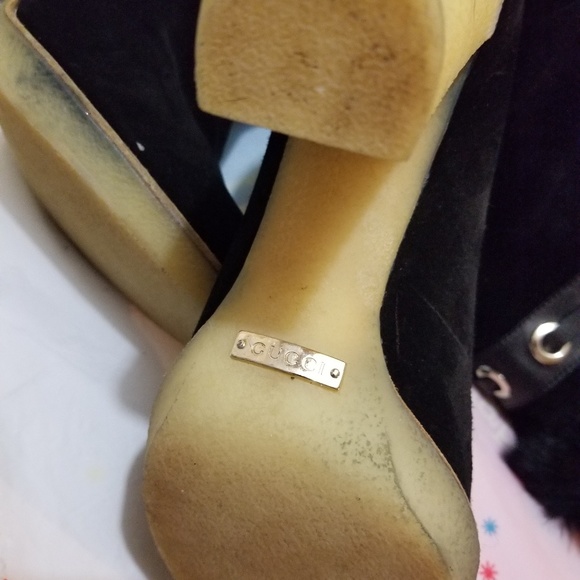 Auth  Gucci suede boots - Picture 5 of 5